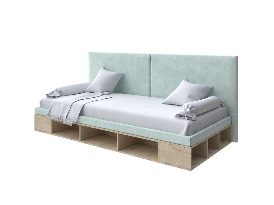 Кровать Орматек Кровать-тахта Lancaster 1 (ЛДСП Бунратти+ткань) 140x190